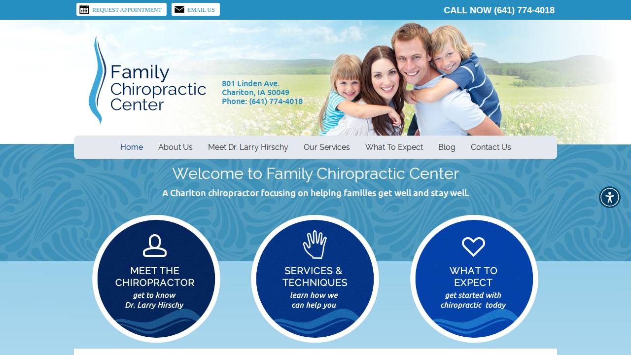 Larry D Hirschy website screenshot