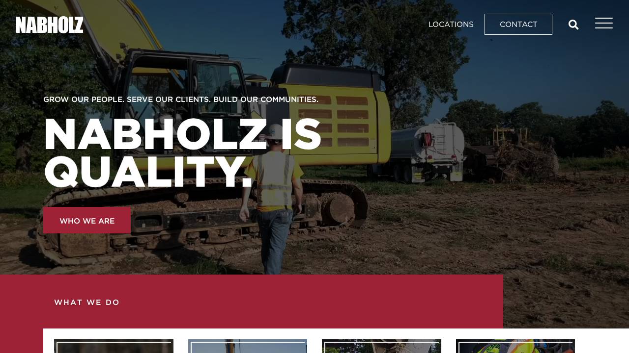 Nabholz Construction Corp website screenshot