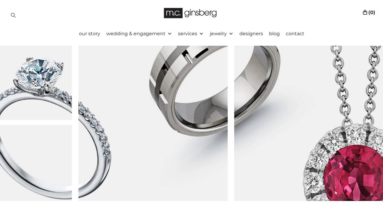 MC Ginsberg website screenshot