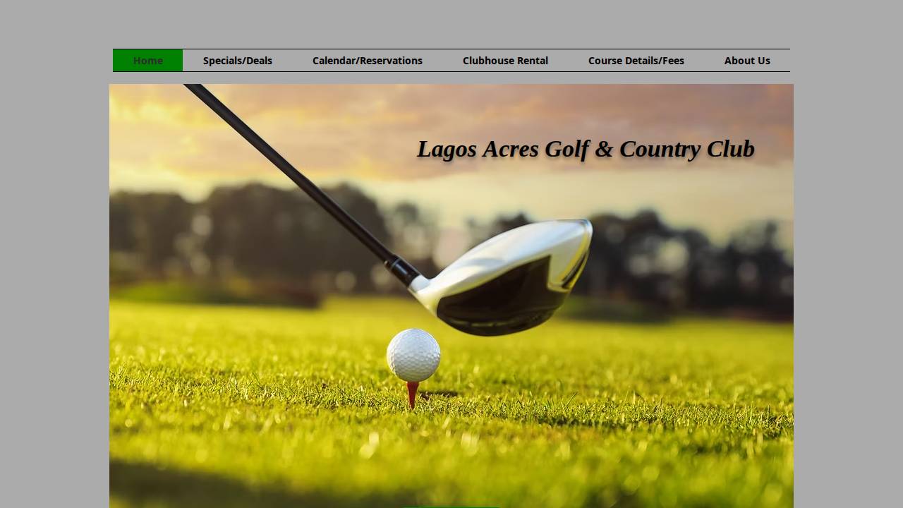 Lagos Acres Inc website screenshot