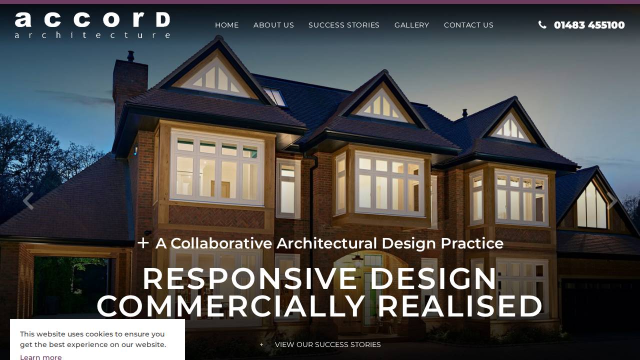 Accord Architecture Company website screenshot