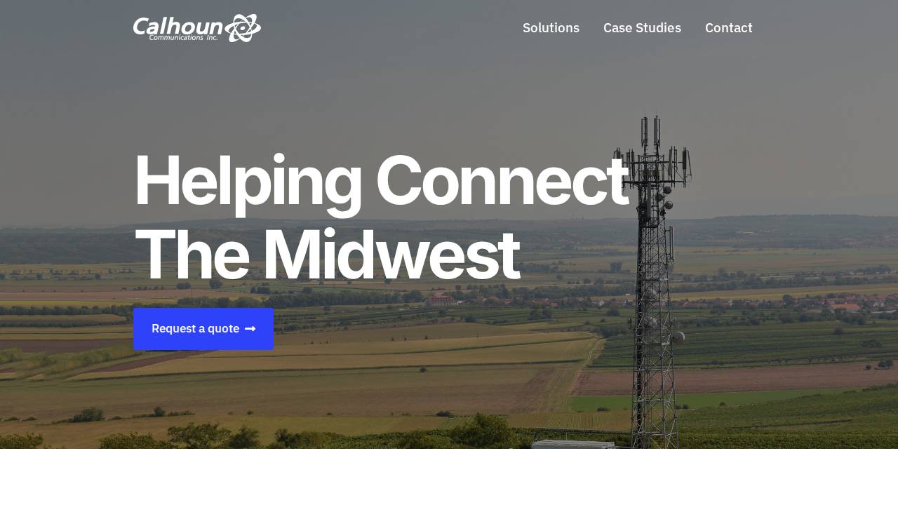 Calhoun Communications INC website screenshot