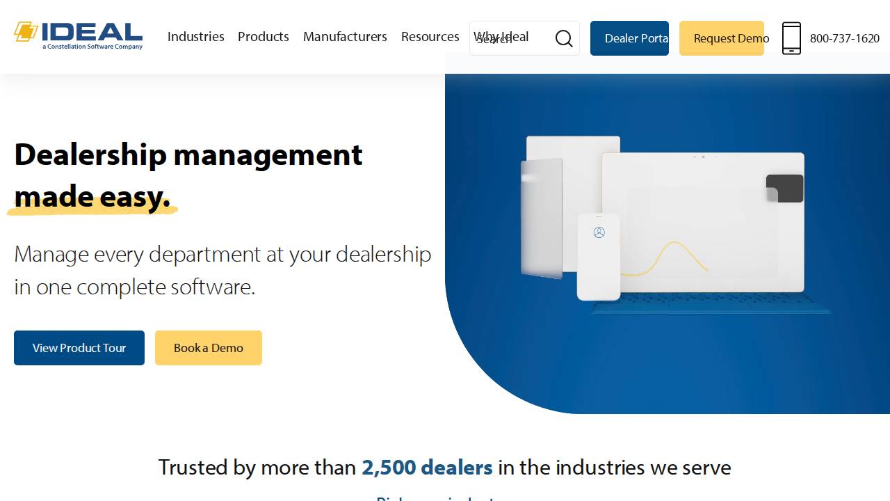 Ideal Computer Systems INC website screenshot