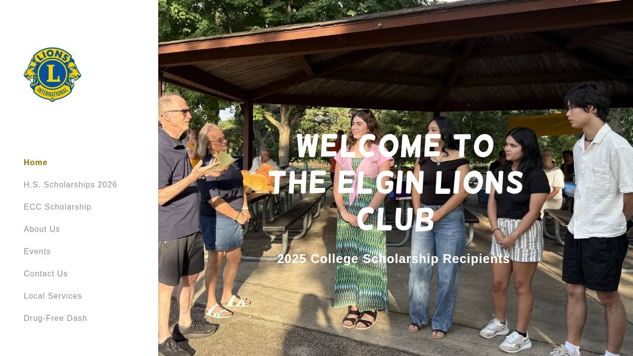 Elgin Lions Club website screenshot