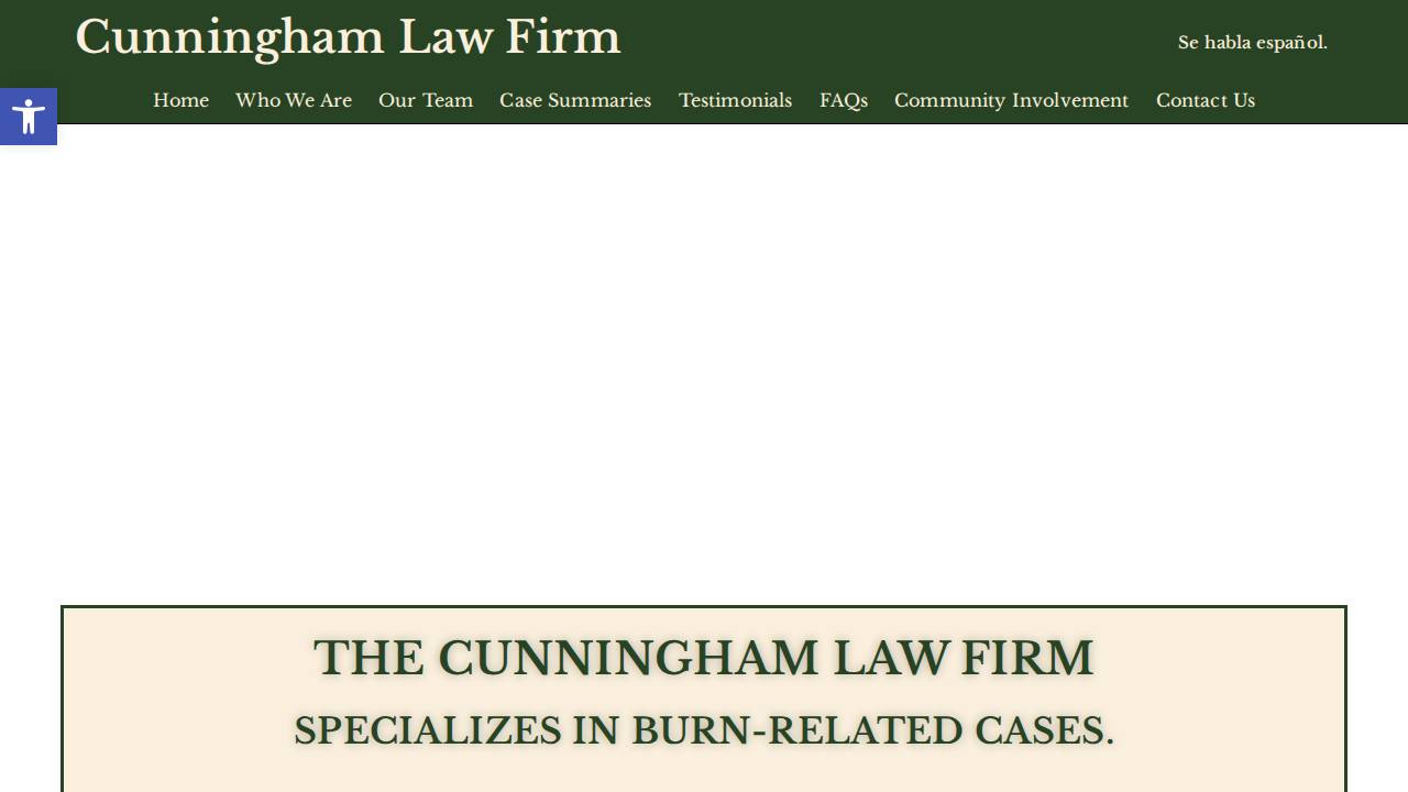 Robert D Cunningham website screenshot