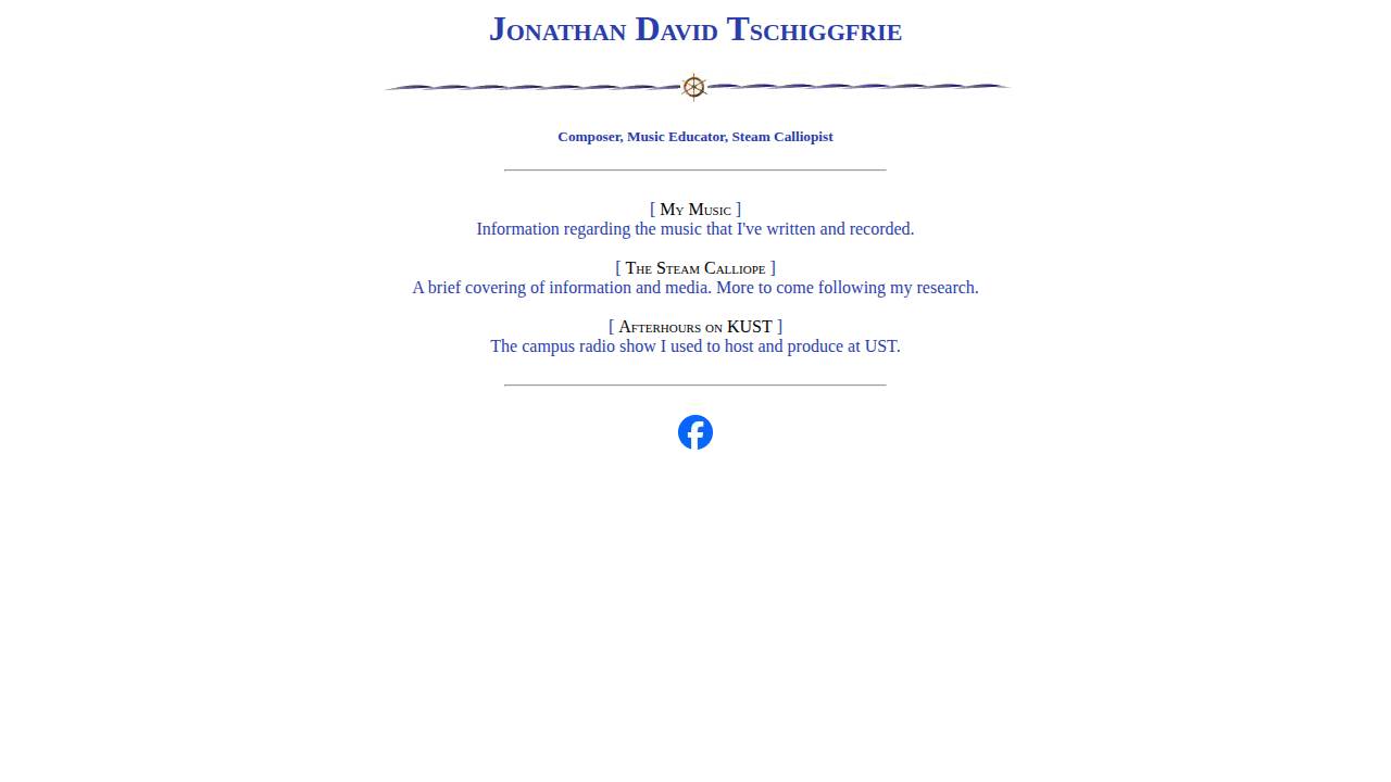 Tschiggfrie Excavating website screenshot