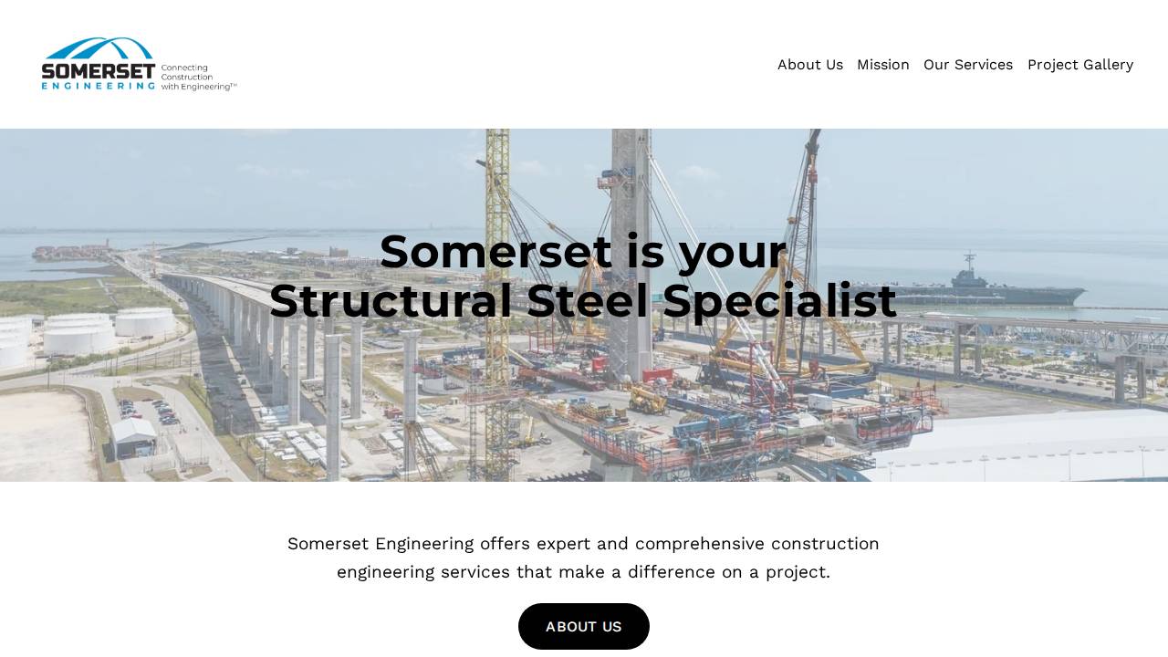 Somerset Engineering website screenshot