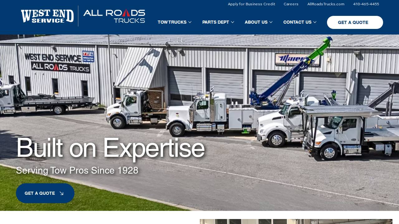 West END Service Inc website screenshot