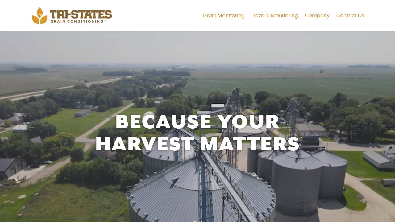 Tsgc Inc, TRI States Grain Conditioning website screenshot