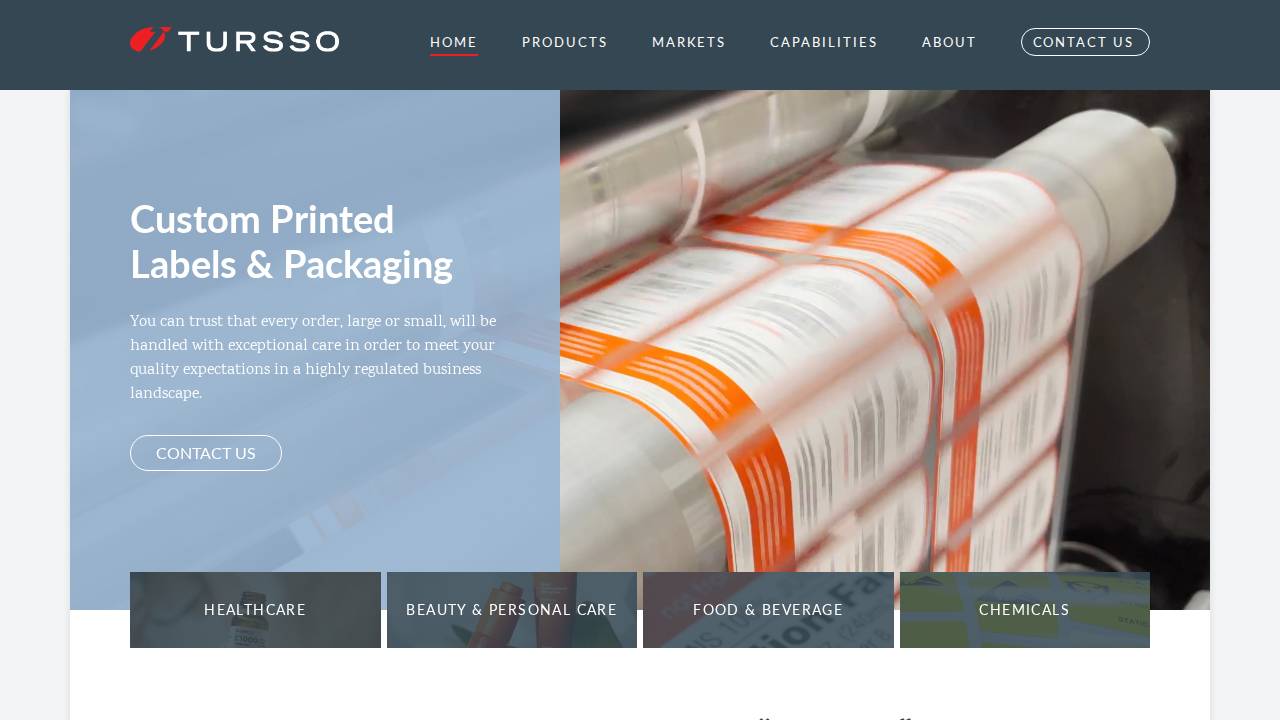 Tursso Companies INC website screenshot