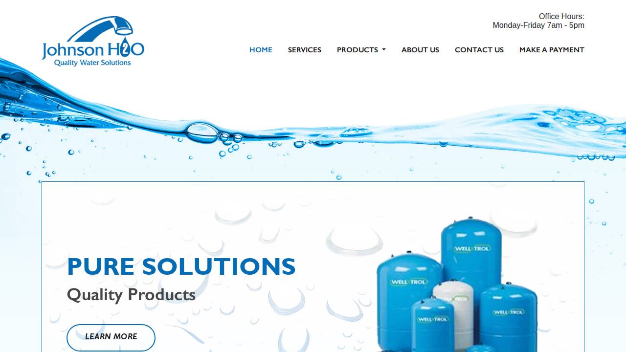 James C Johnson website screenshot