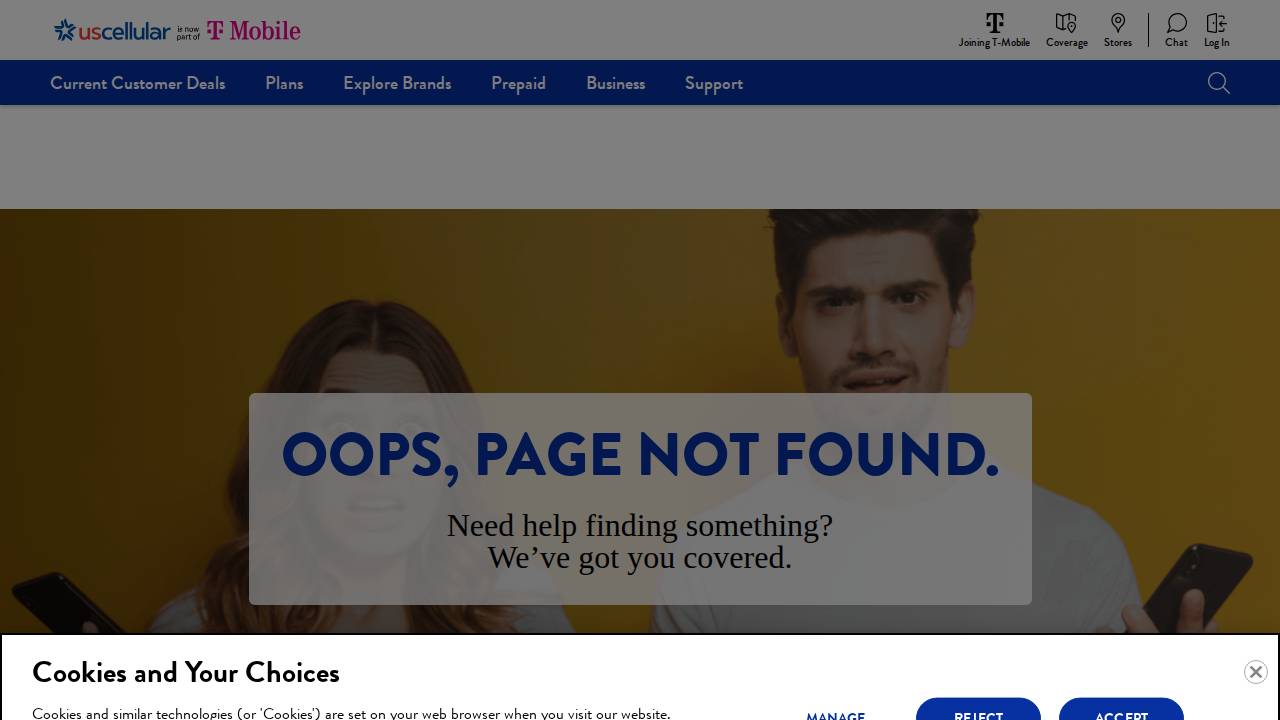 United States Cellular Oper CO website screenshot