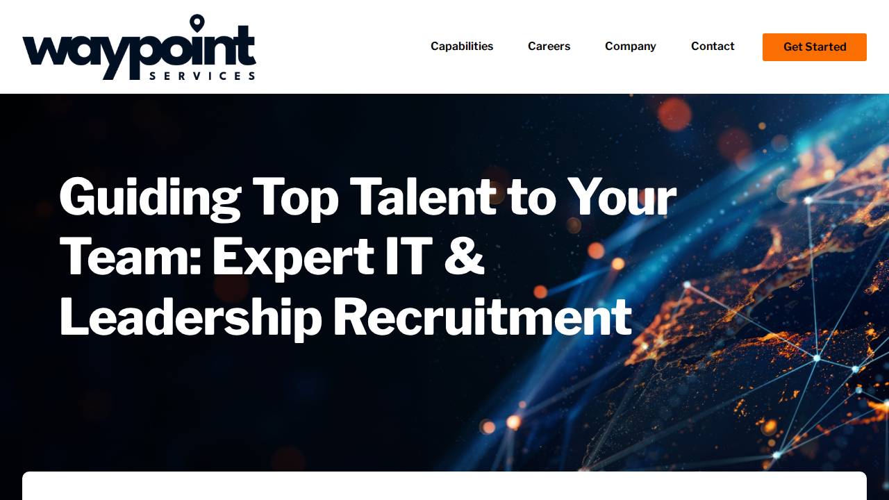 Waypoint Services website screenshot