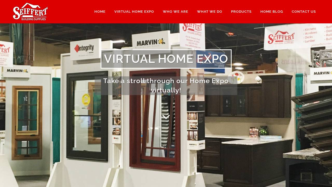 HO Seiffert Lumber Company website screenshot