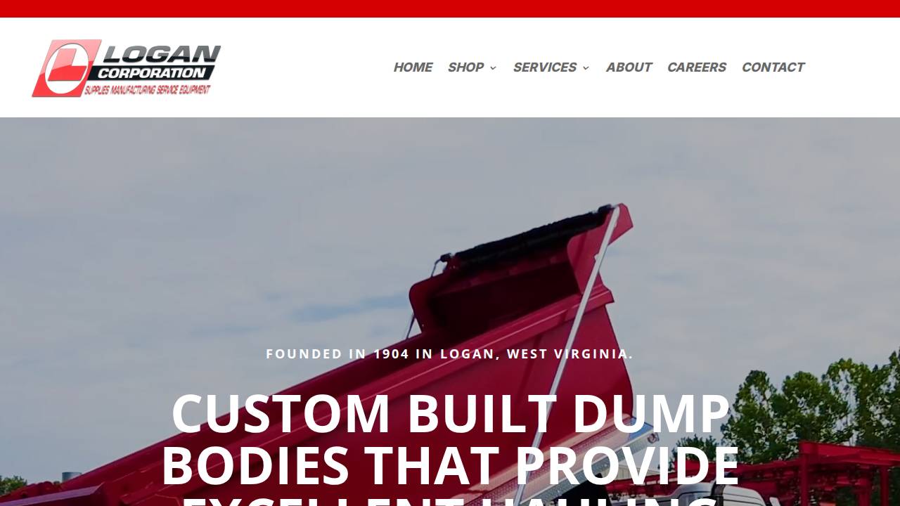 Logan Contractors Supply INC website screenshot