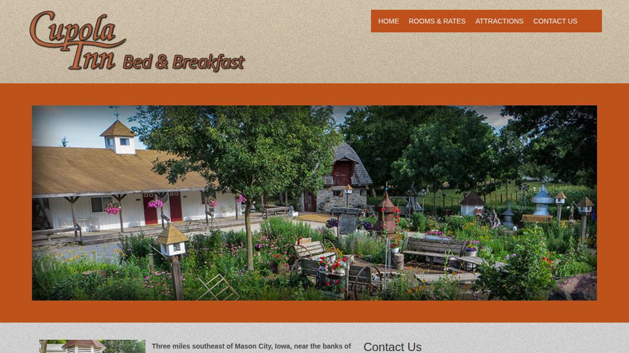 Cupola INN website screenshot
