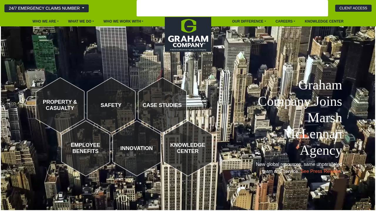 Graham Construction CO website screenshot