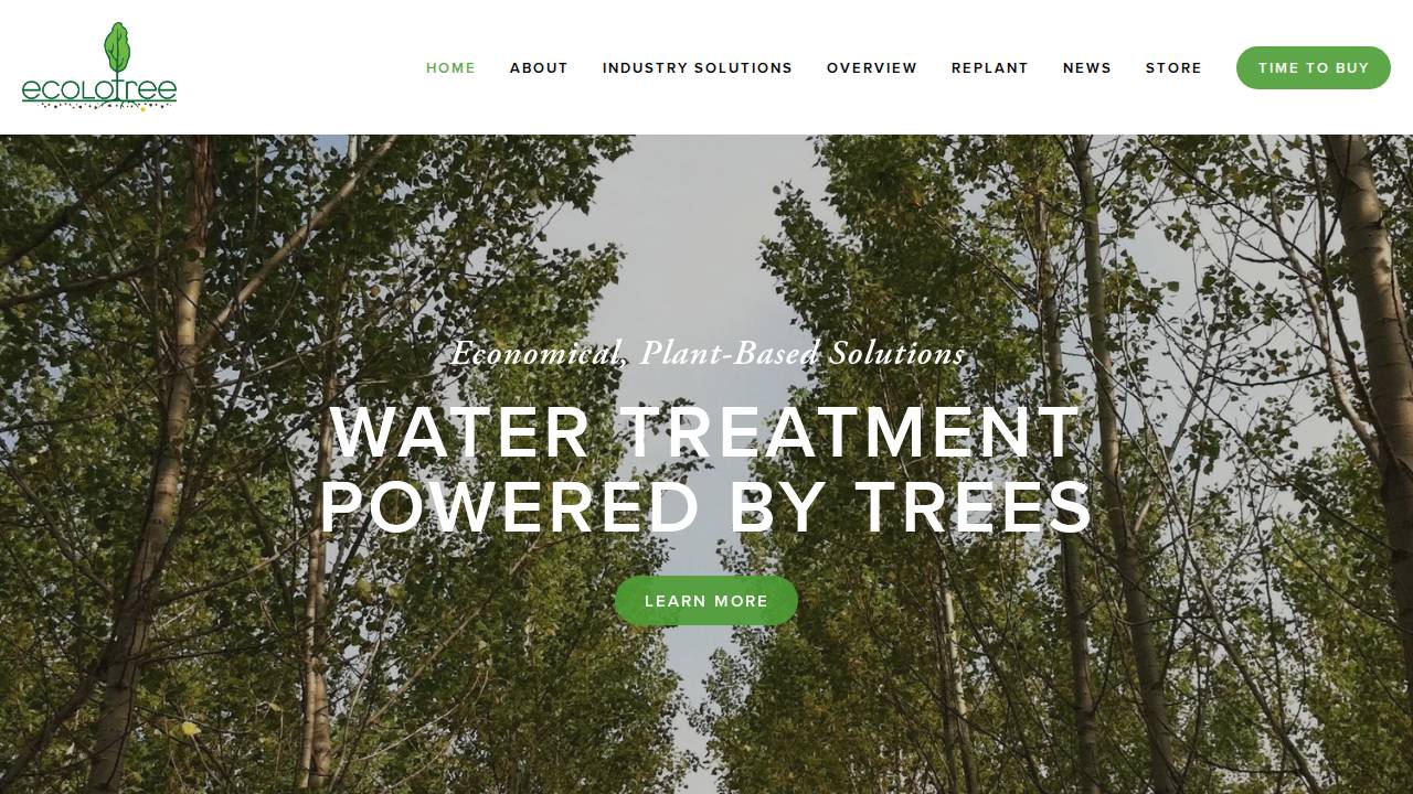 Ecolotree INC website screenshot