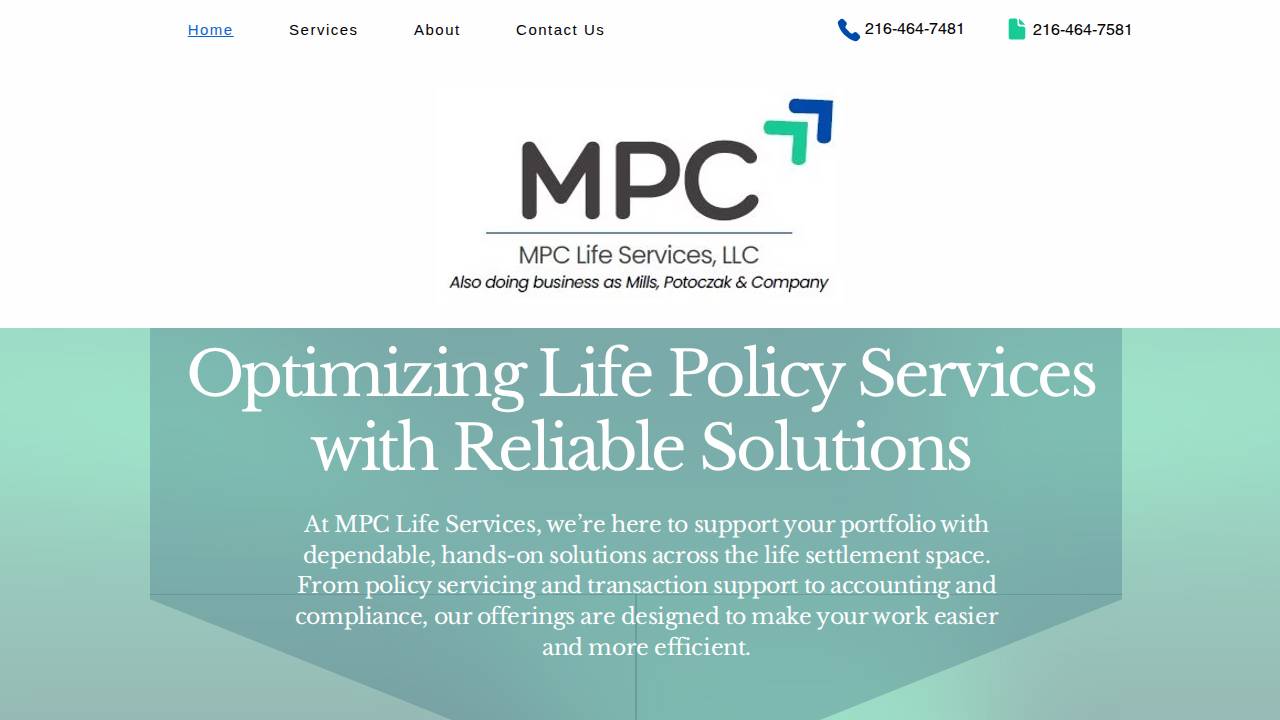 Moorhead Patterson & Company PC website screenshot