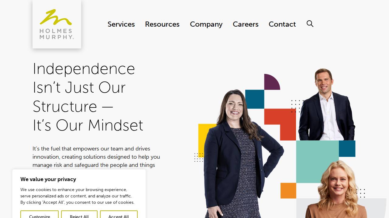 Holmes Murphy & Assoc LLC website screenshot