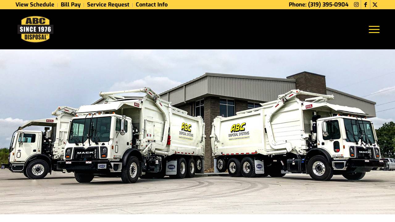 ABC Disposal Systems INC website screenshot