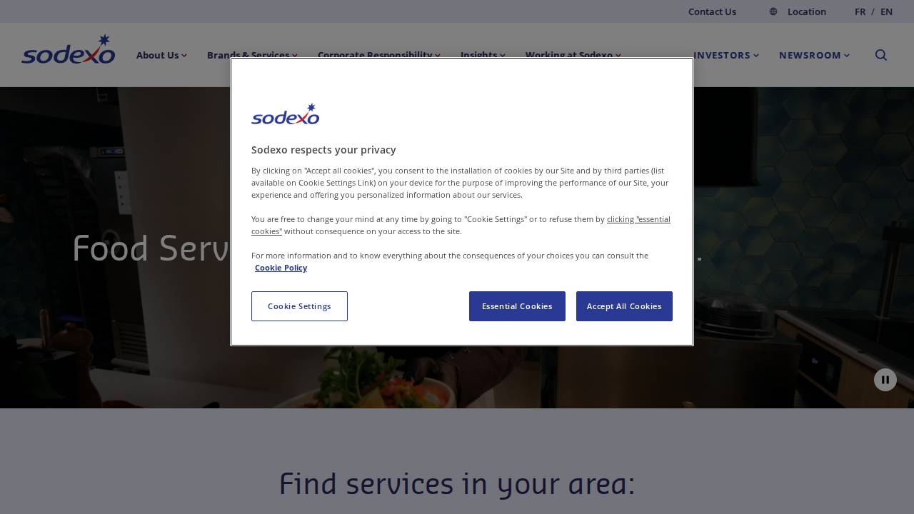 Sodexo Management Inc website screenshot