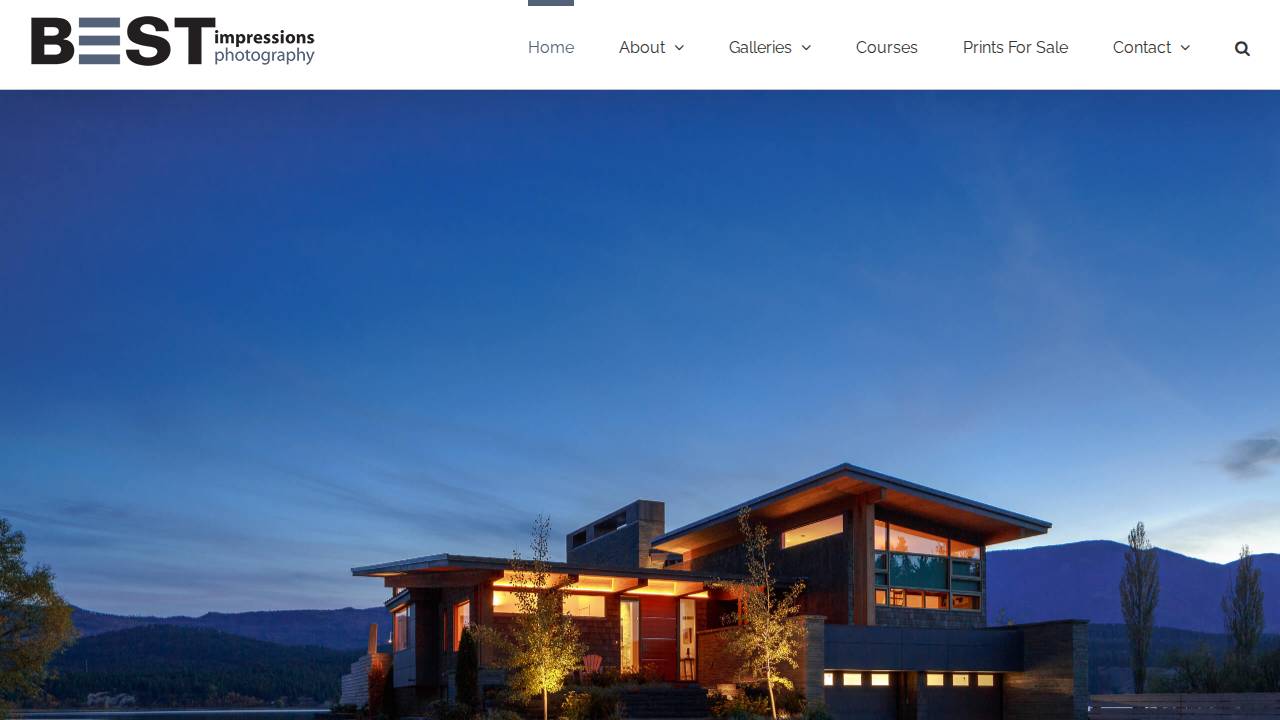 Best Impressions Photography website screenshot