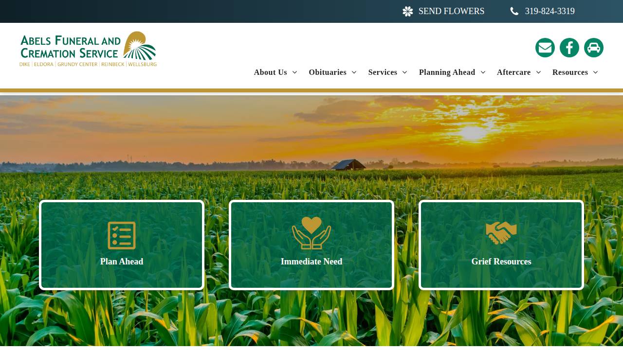 Engelkes-abels Funeral Home Inc website screenshot