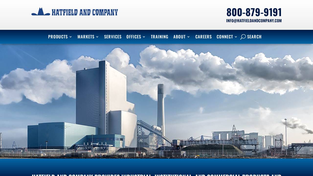 Hatfield CO INC website screenshot