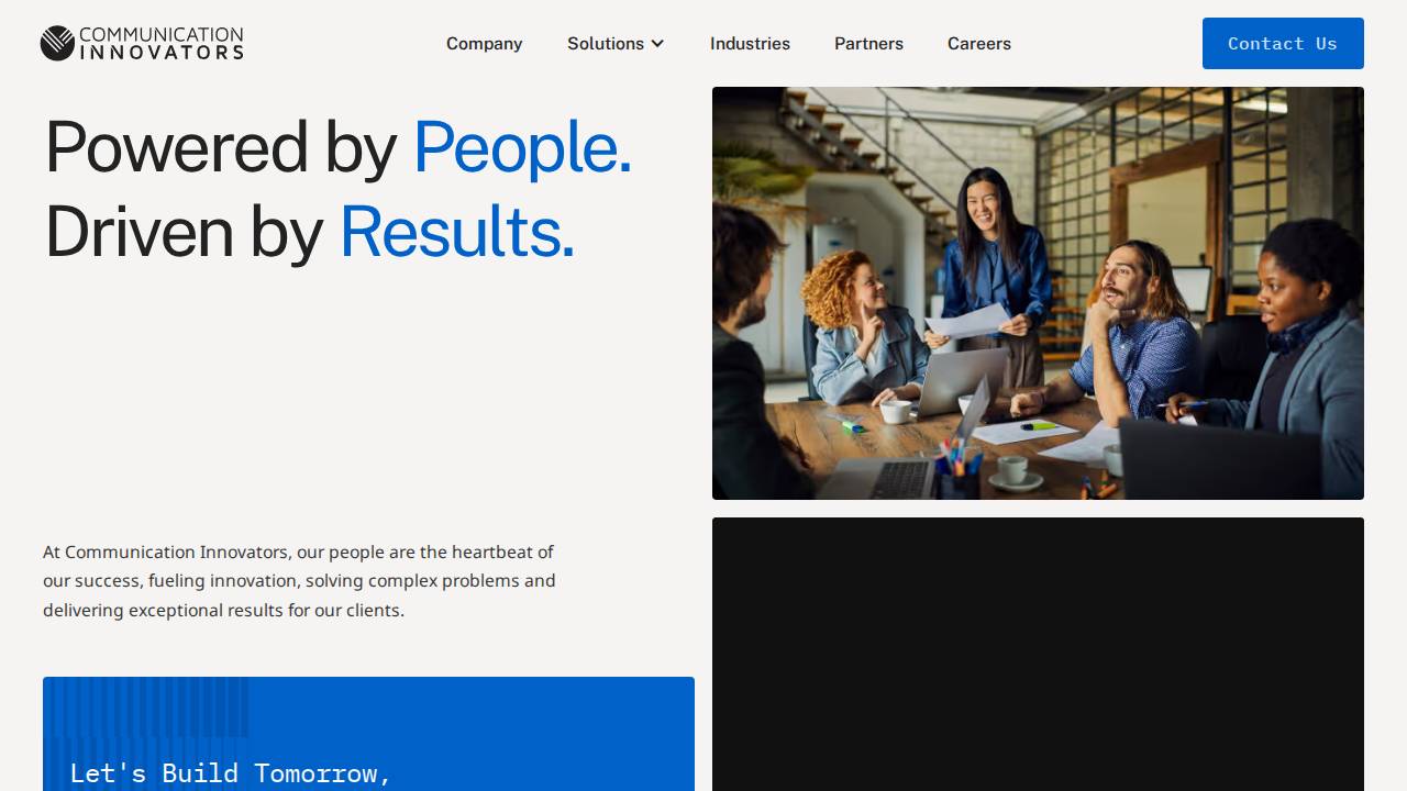 Communication Innovators website screenshot
