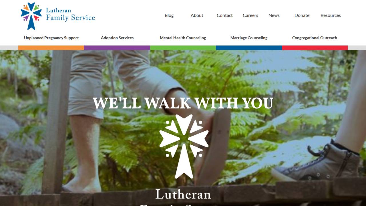 Lutheran Family SVC NE INC website screenshot