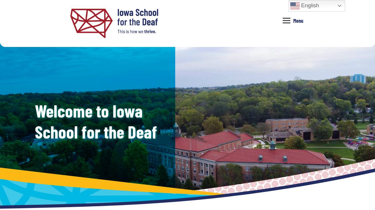 Iowa Association OF THE Deaf website screenshot