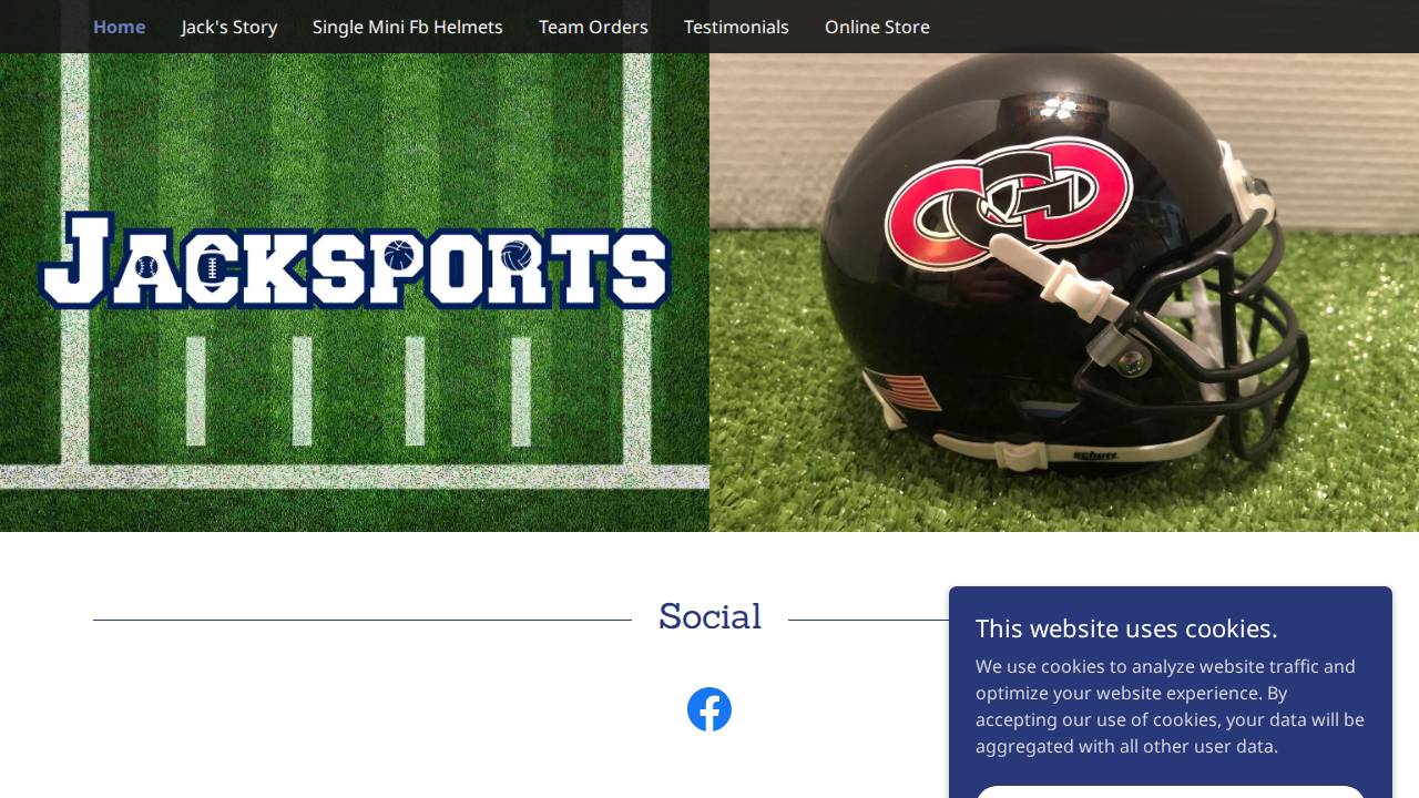 Jack Sports LLC website screenshot