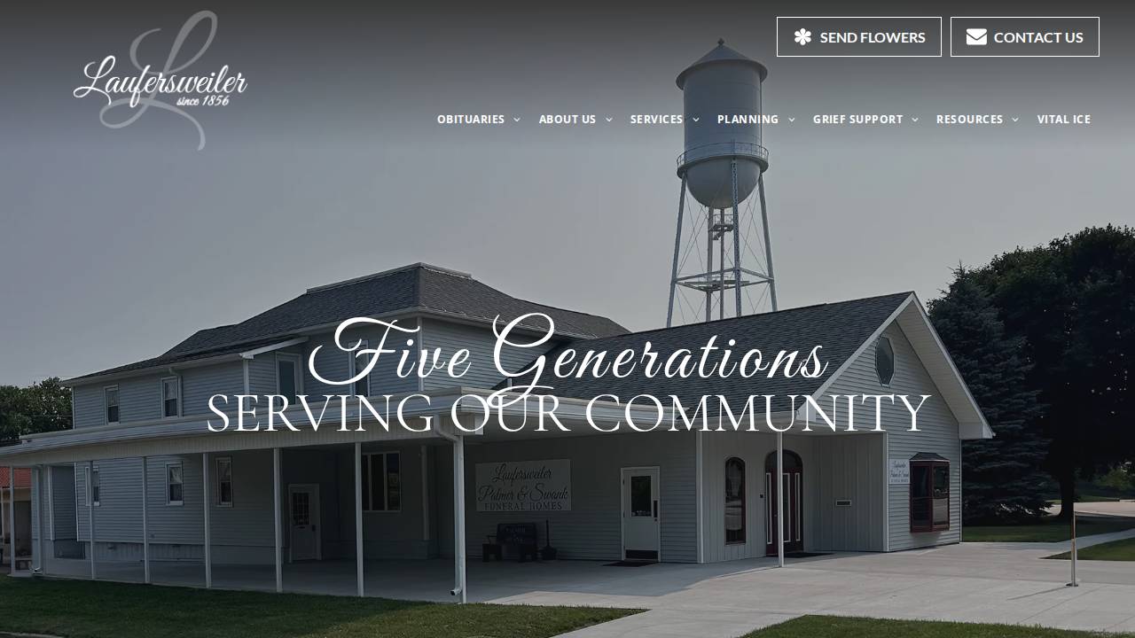 Fort Dodge Funeral Services INC website screenshot