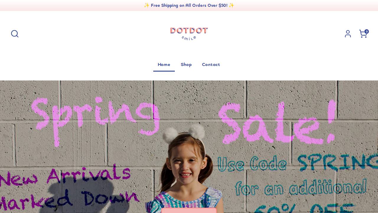 DOT DOT Smile Amber Kline website screenshot