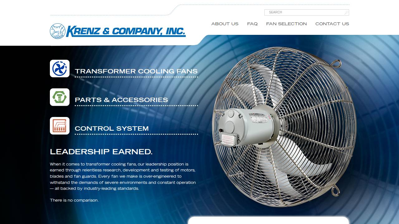 Krenz Enterprise INC website screenshot