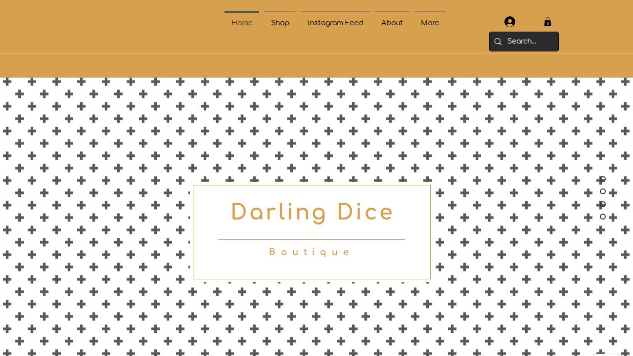 Darling Dice LLC website screenshot