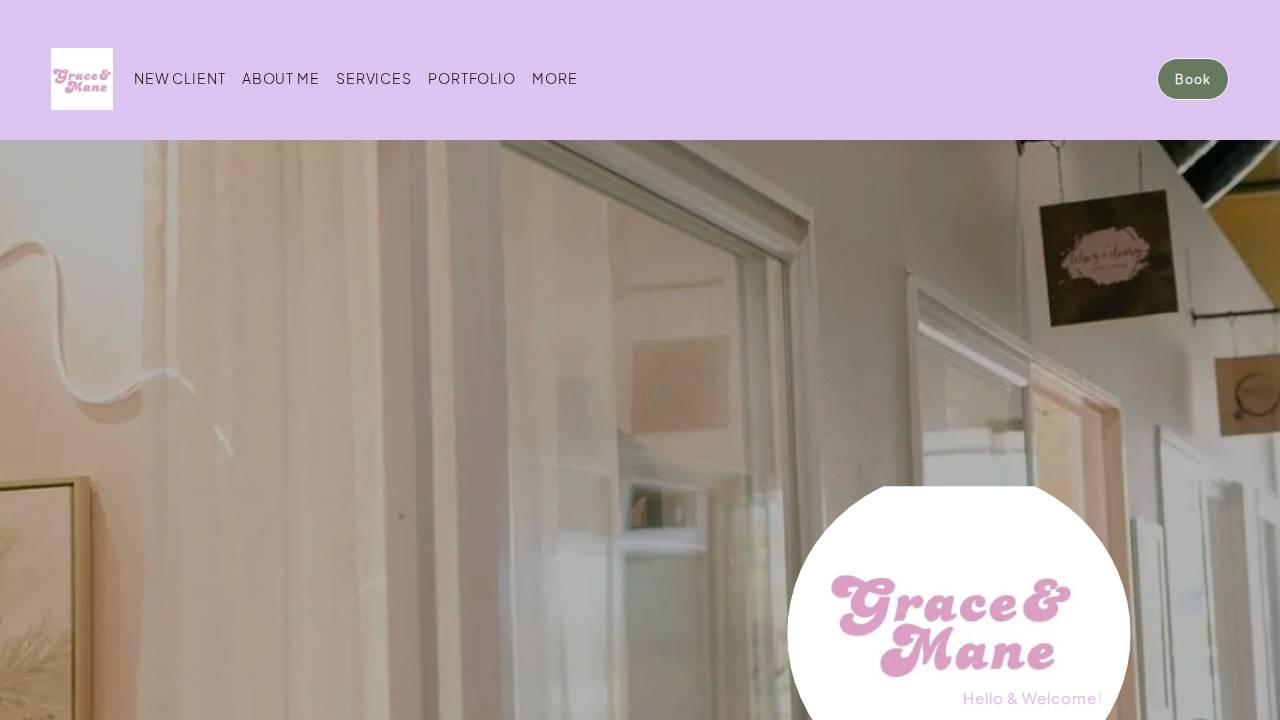 Hair BY Grace website screenshot