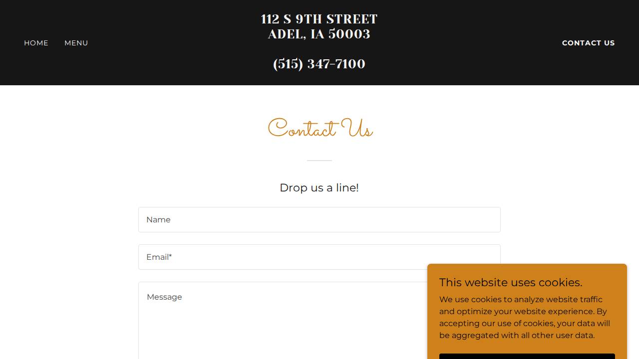 9th Street Smash & Tap website screenshot