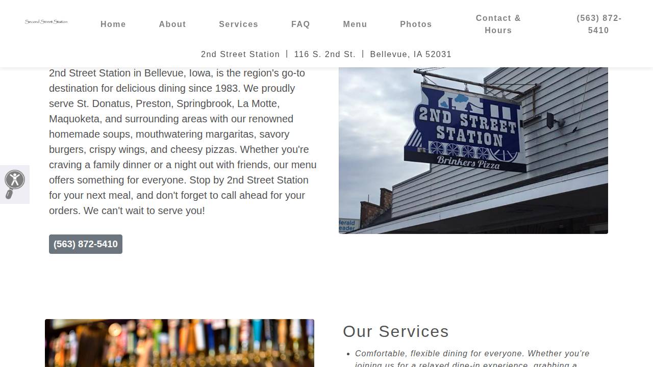 2nd Street Station website screenshot