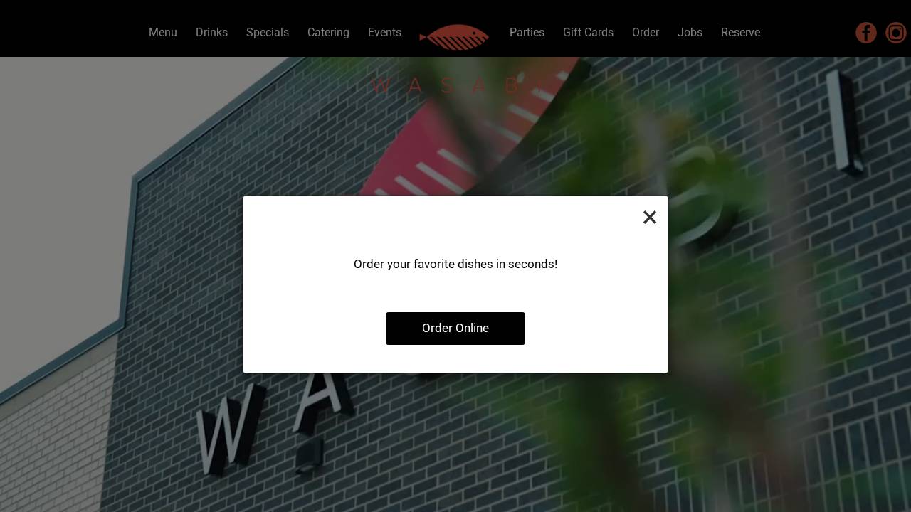 Wasabi Ames Somerset website screenshot