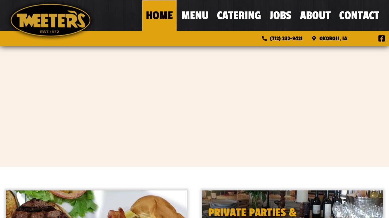 Tweeter's Bar & Grill website screenshot