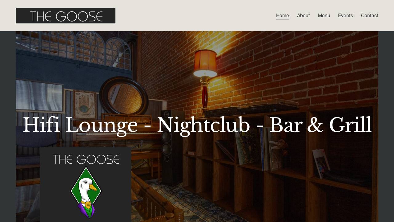 The Goose website screenshot