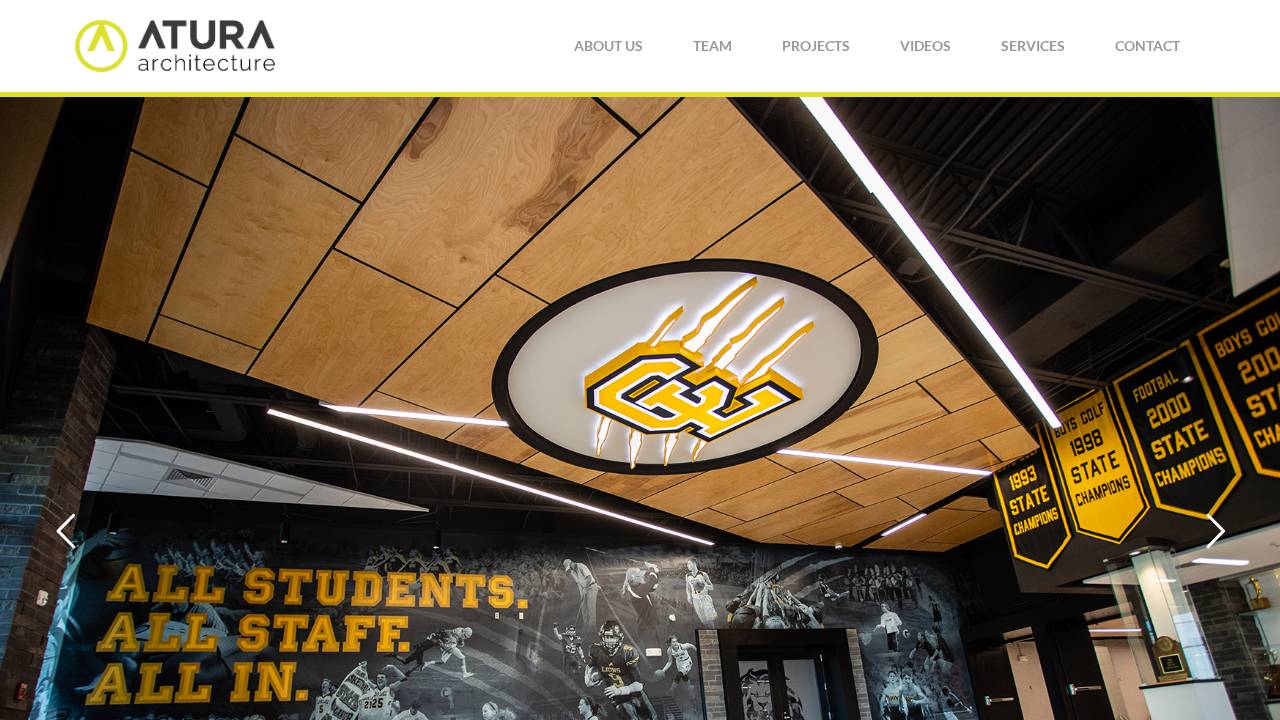 Atura Architecture website screenshot