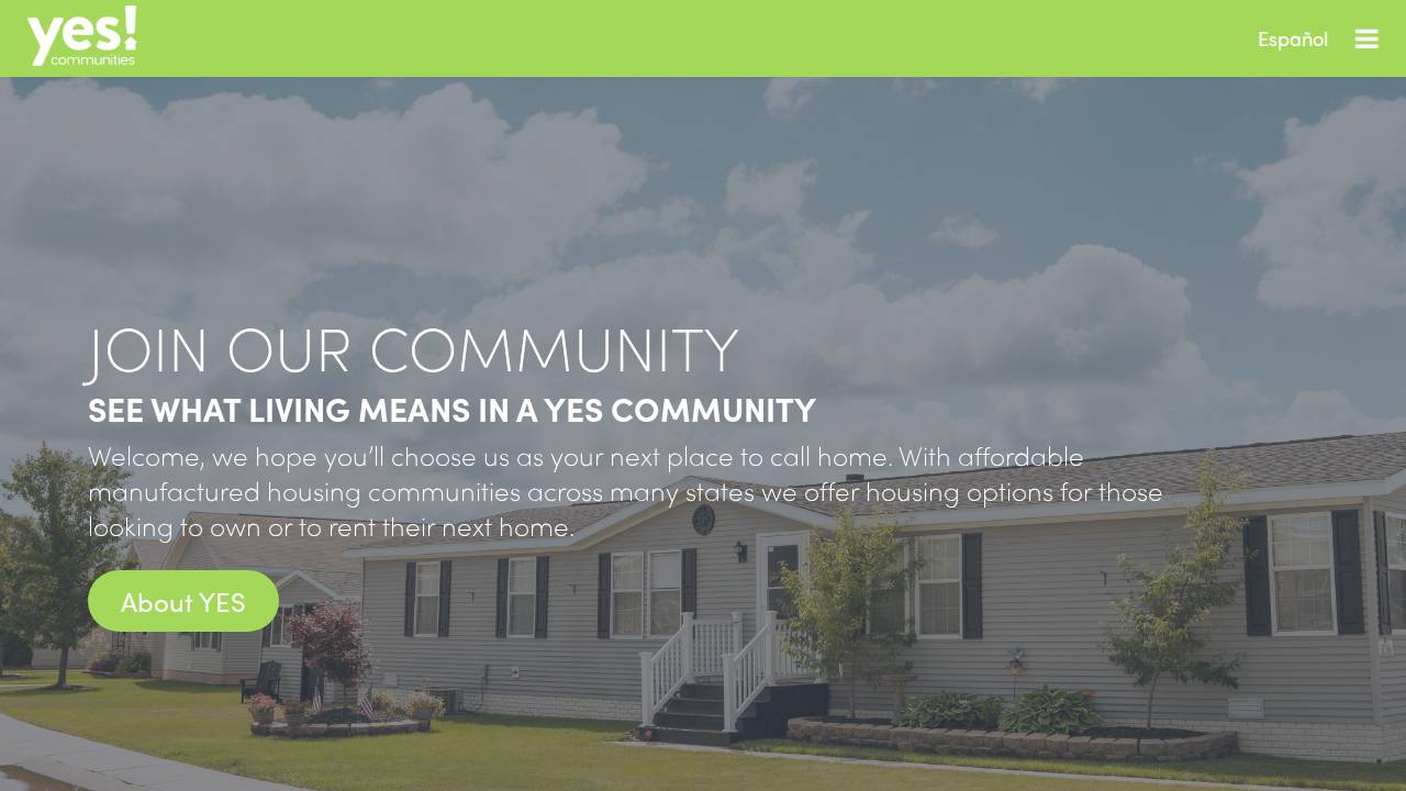 Liberty Communities website screenshot