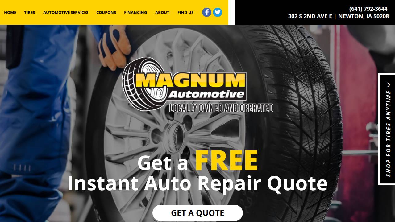 Allstar Muffler & Complete Auto Care website screenshot