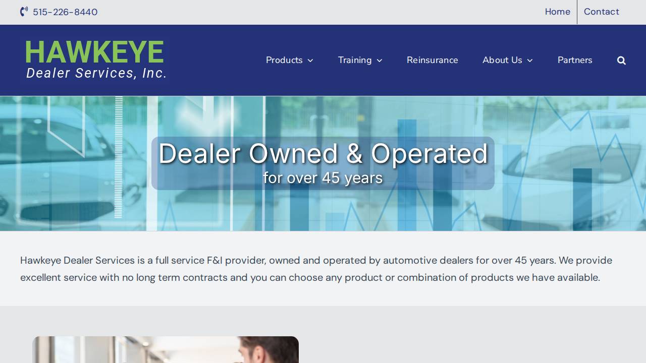 Hawkeye Life Insurance Group Inc. website screenshot