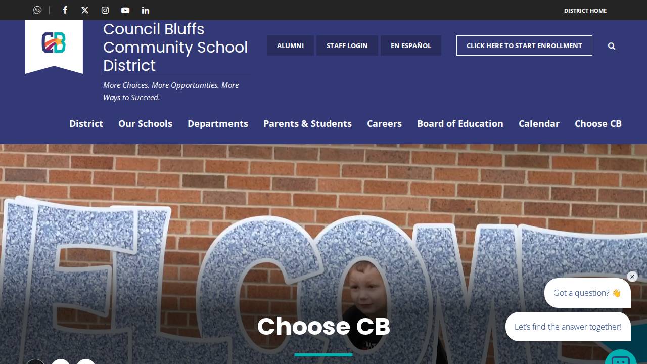 Anne E. Nelson Early Learning Center website screenshot