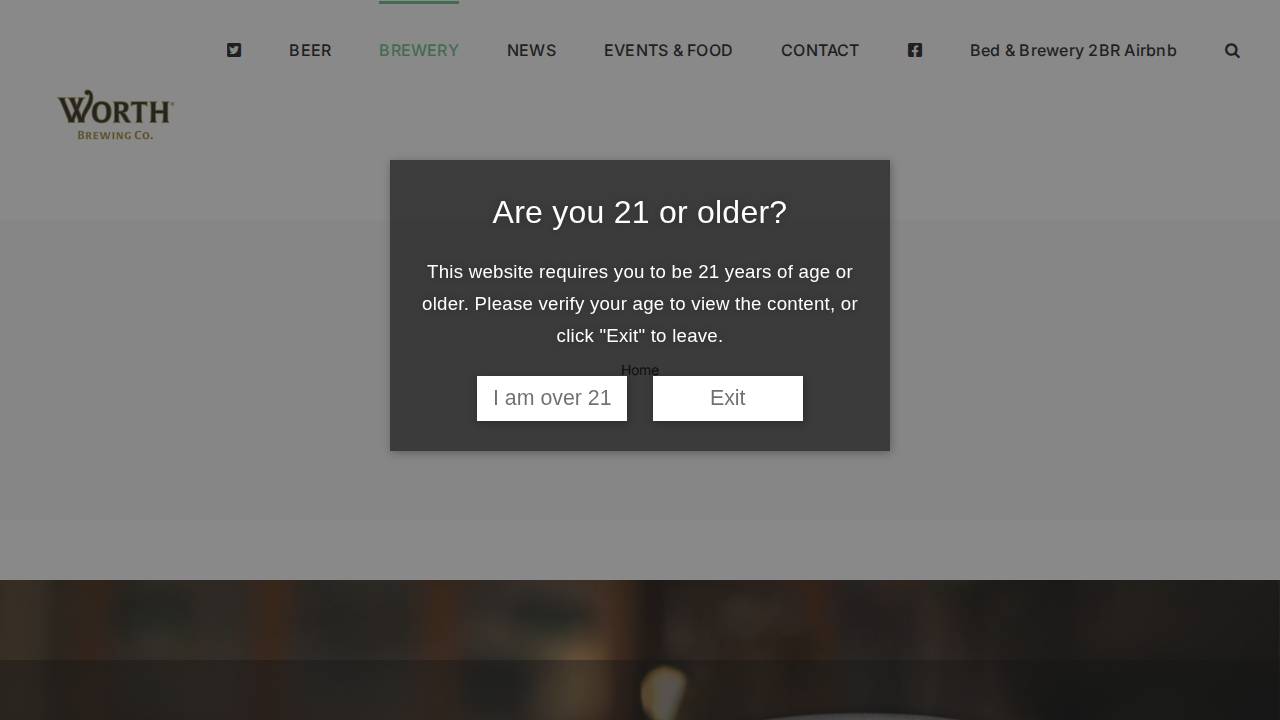 Worth Brewing Co website screenshot