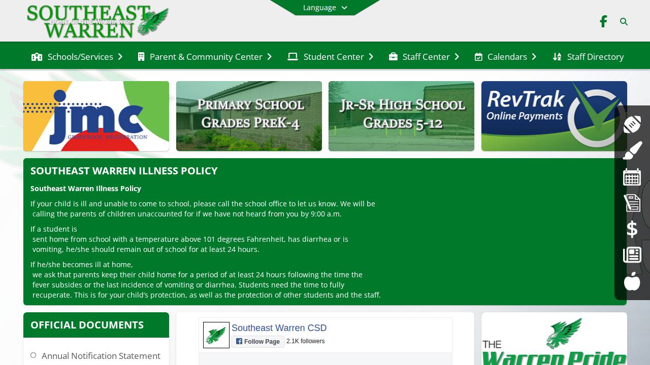 Live On Winnebago website screenshot